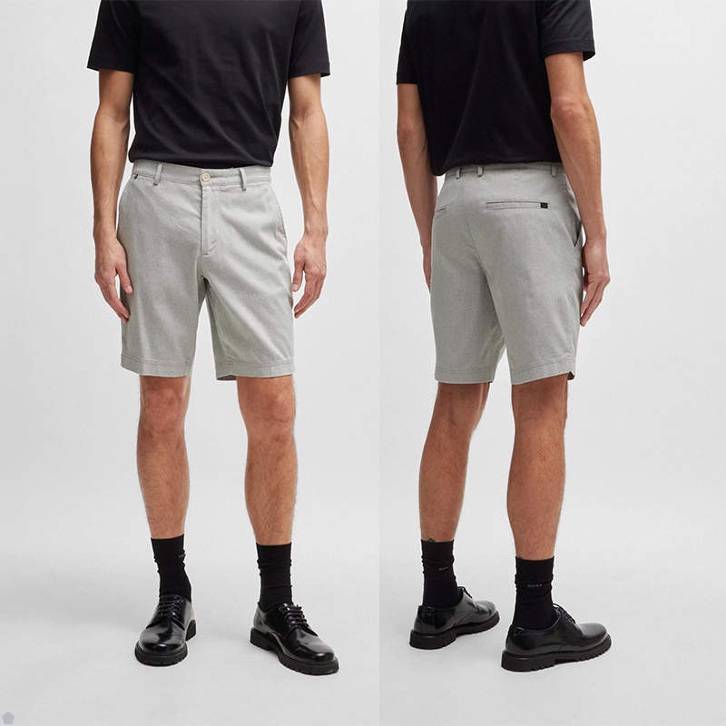 Tall Men Formal Wear - Business-Herrenhosen, Sommerhosen, formelle kurze Hosen, für