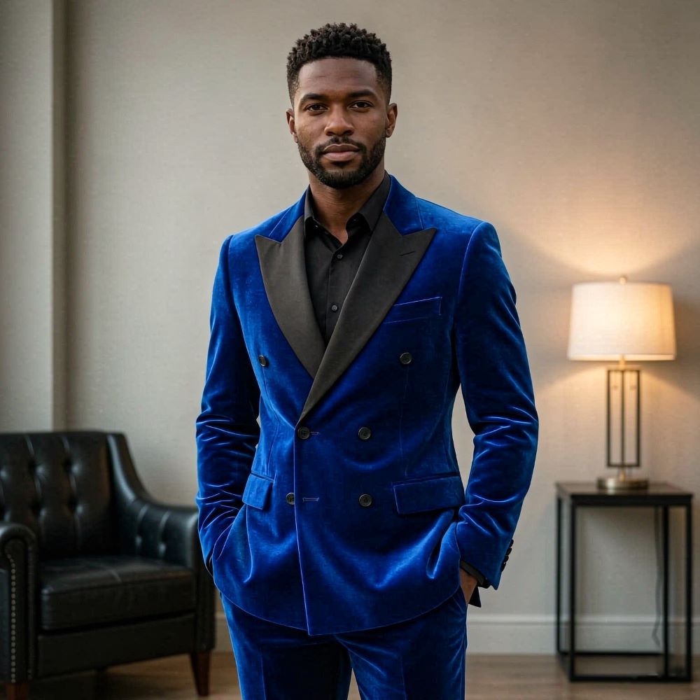 Formelle Samtanzüge für Herren – Men Formal Wear Fashion Bewertung und Preis