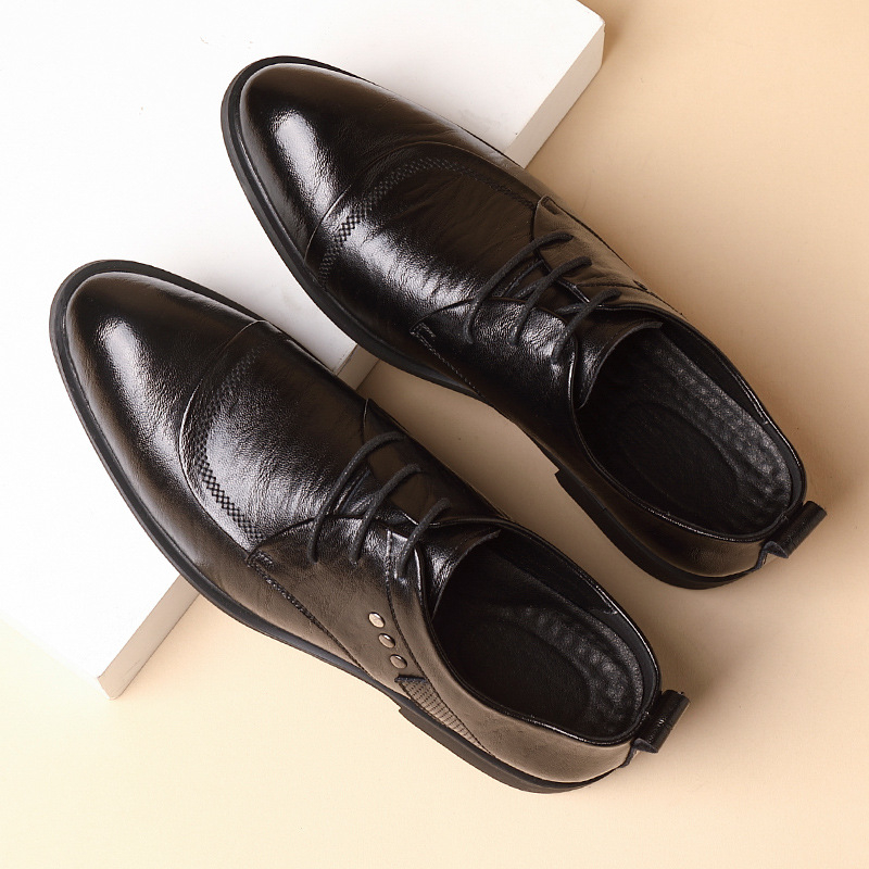 Lederschuhe im Oxford-Stil mit – Men Formal Wear Office Bewertung und Preis