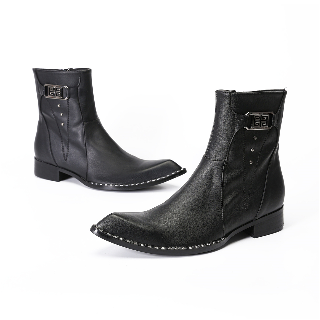 Modische schwarze Herren-Stief – Men'S Formal Style Bewertung und Preis