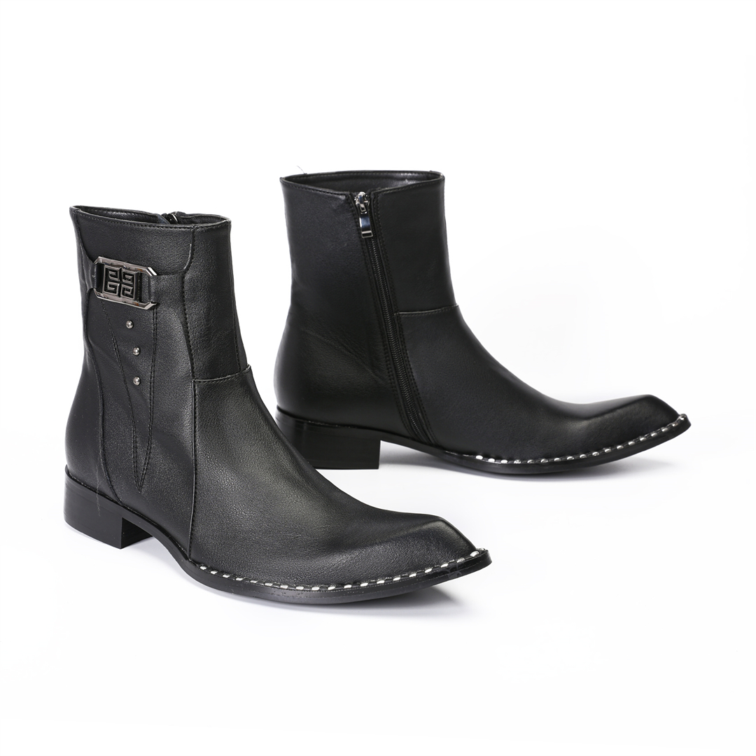 Modische schwarze Herren-Stief – Men'S Formal Style Bewertung und Preis
