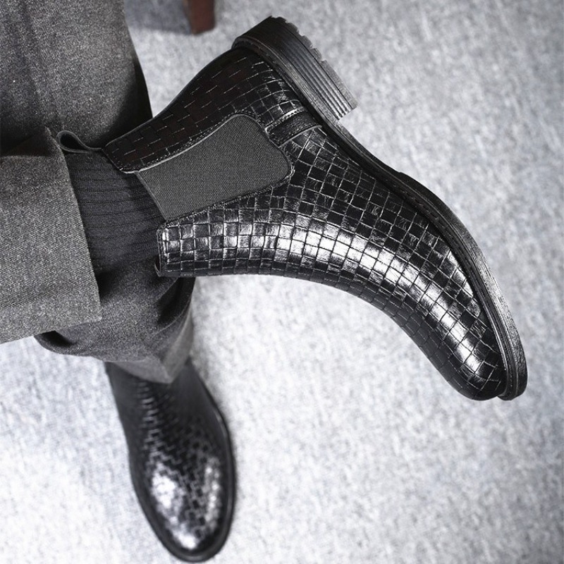 Herren Chelsea-Stiefel mit gew – Men'S Formal Style Bewertung und Preis