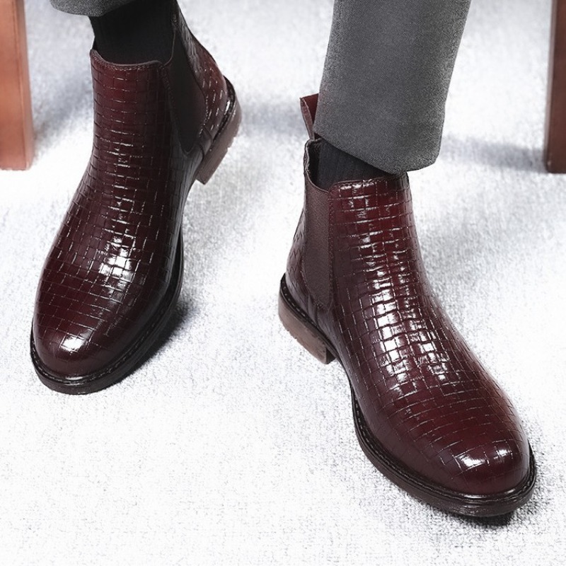 Herren Chelsea-Stiefel mit gew – Men'S Formal Style Bewertung und Preis