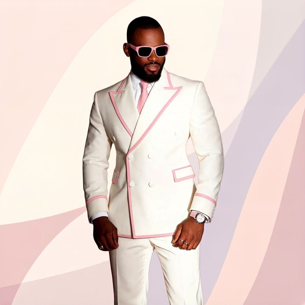 Weiße zweireihige Herrenanzüge – Mens Formal Look Bewertung und Preis