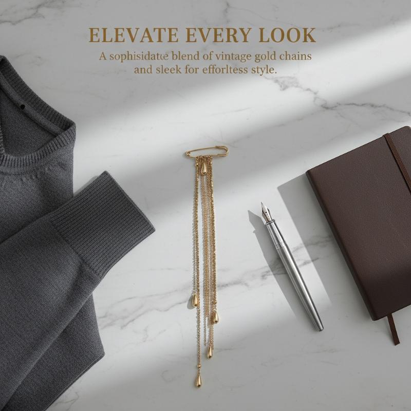 Elegante Wassertropfen-Quasten – Mens Formal Look Bewertung und Preis
