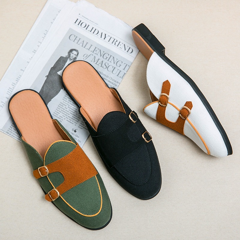 Canvas-Pantoletten, halbe Schu – Men'S Formal Style Bewertung und Preis