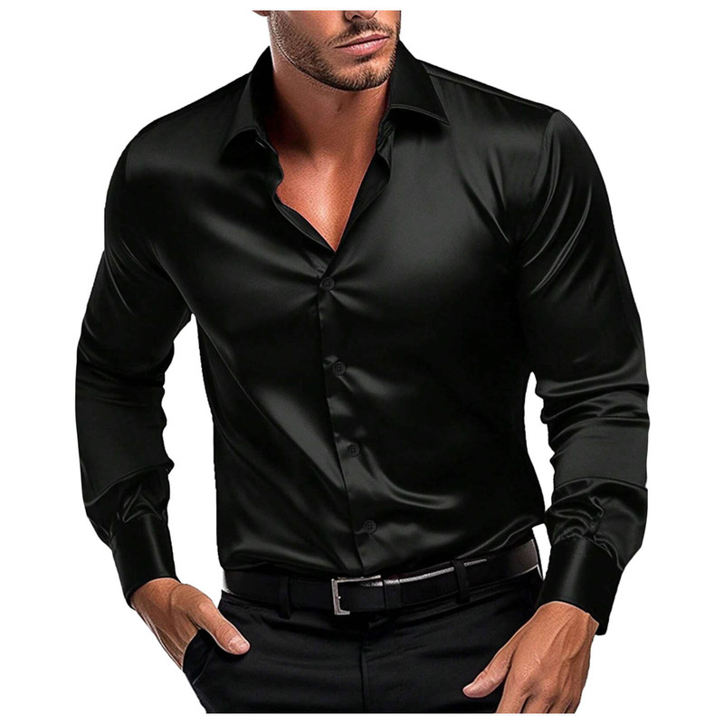 Herren Glänzendes Satin-Langar – Mens Formal Look Bewertung und Preis