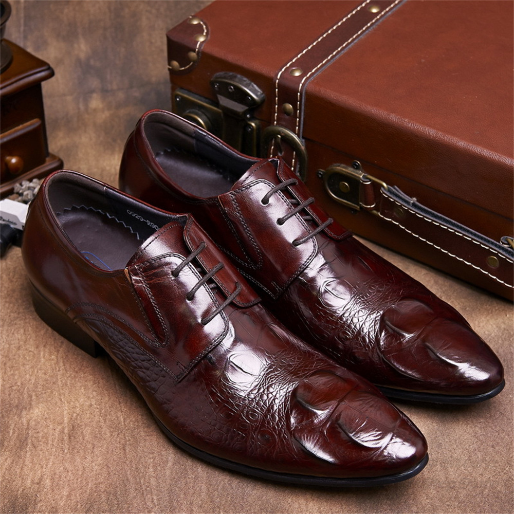 Rindsleder geprägtes Krokodilm – Men'S Formal Style Bewertung und Preis