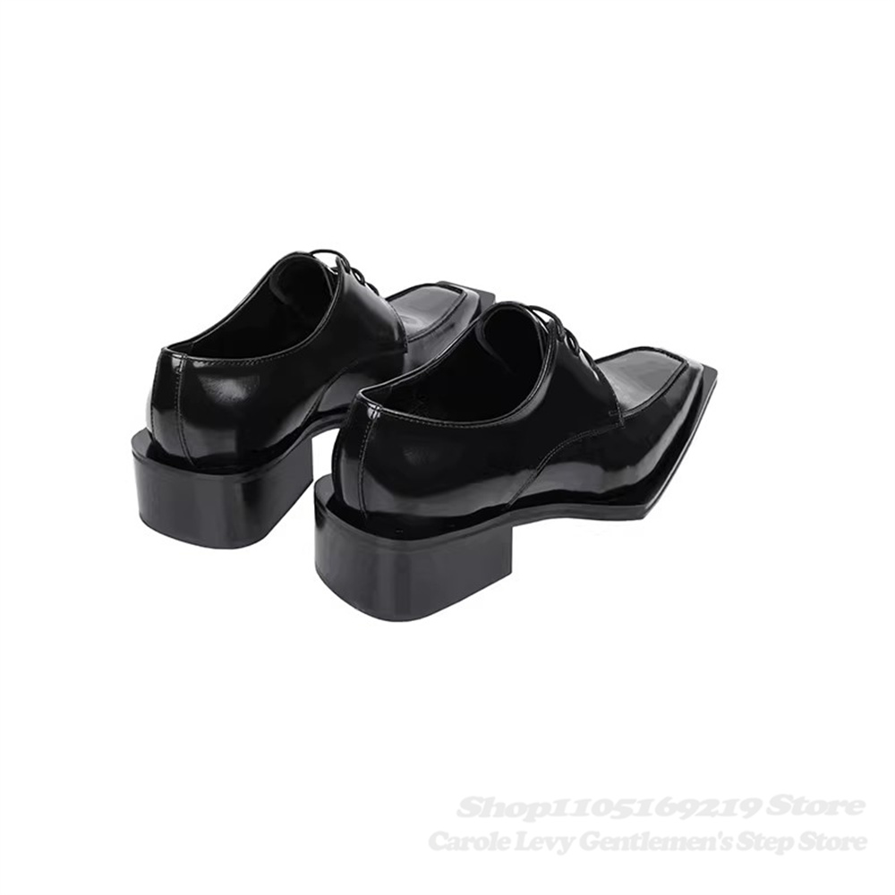 Schwarzes Lackleder für Herren – Men'S Formal Style Bewertung und Preis