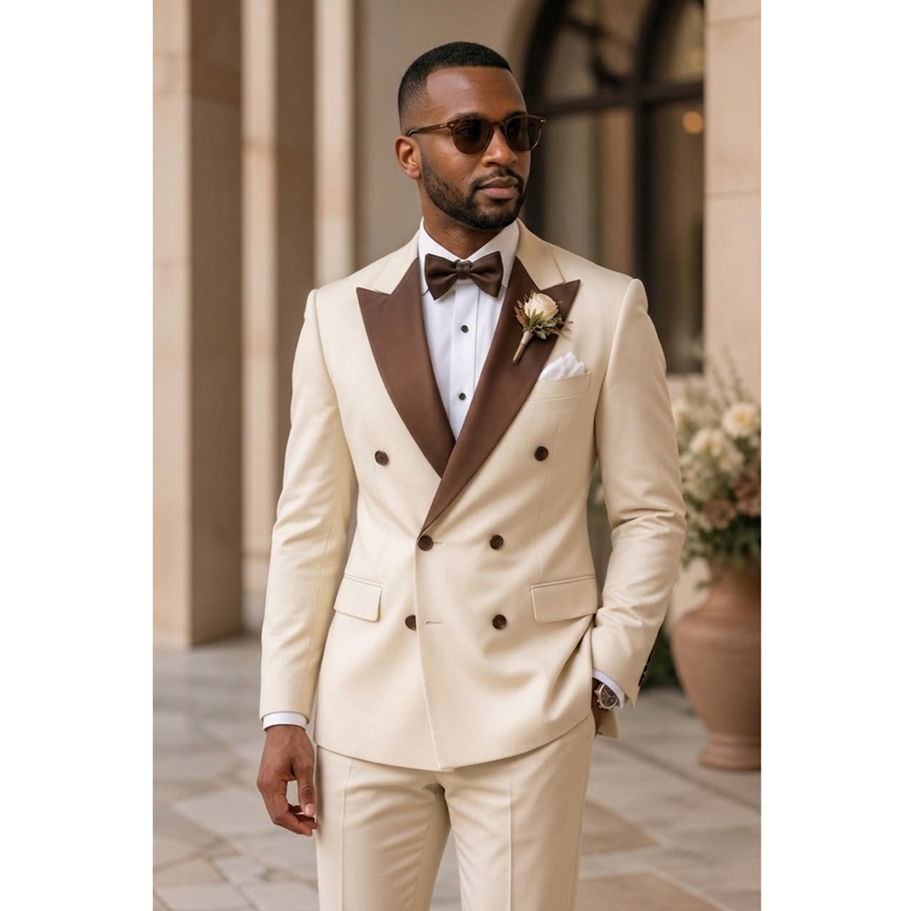 Herren Doppelreihiger Smoking  – Men Formal Wear Fashion Bewertung und Preis